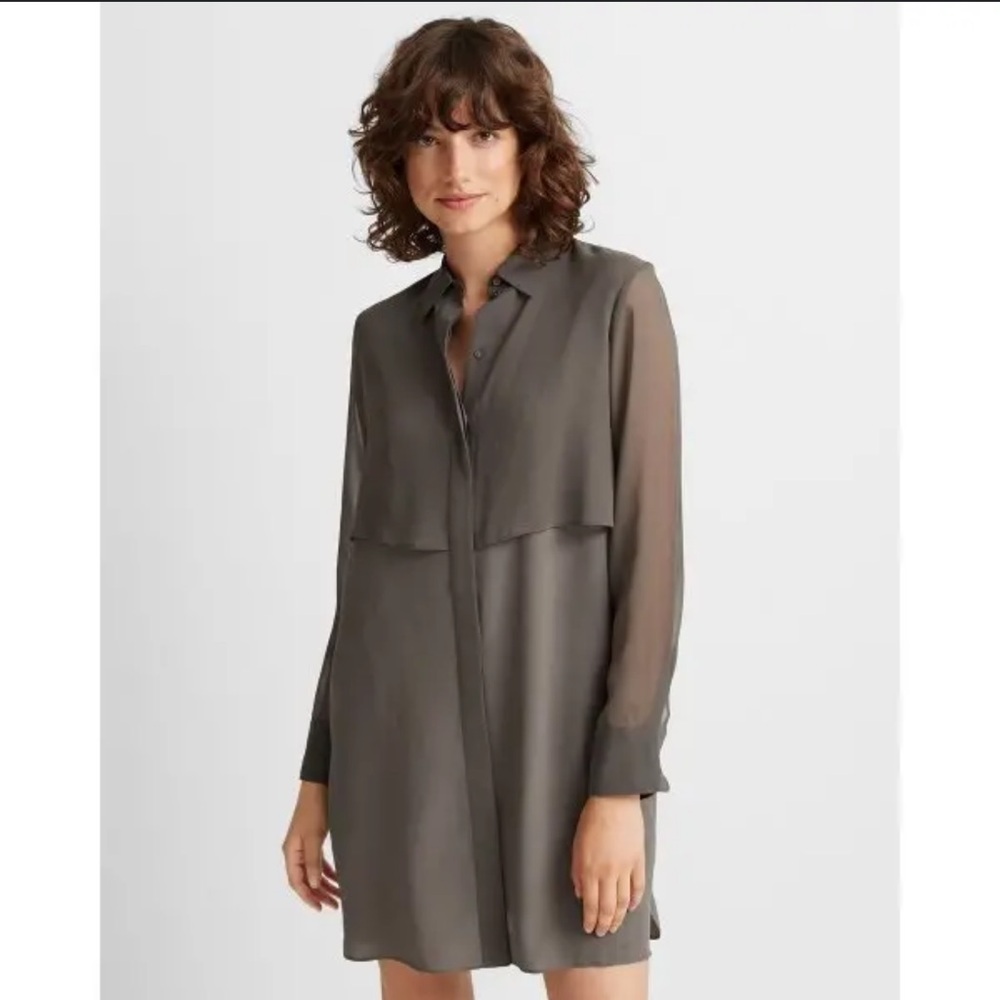 Club Monaco silk mini dress